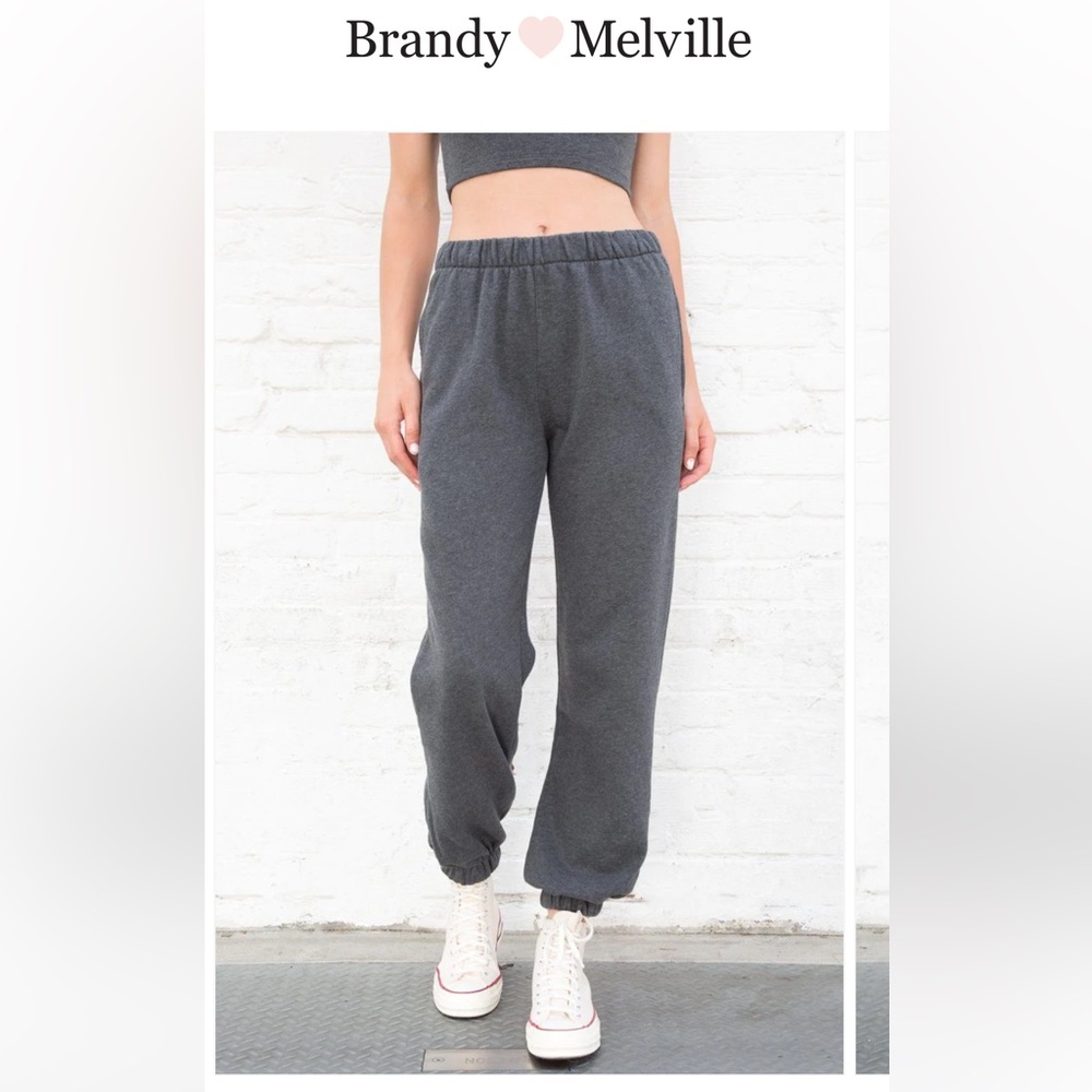 Dark Gray Brandy Melville Sweatpants 🤍